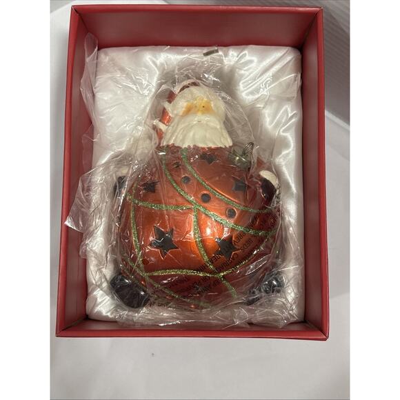 Home Reflections Santa Ornament Figure Luminary Color Changing LED By QVC NEW - Picture 12 of 15